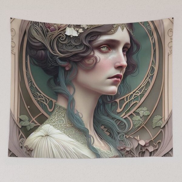 Item preview, Nouveau Portrait designed and sold by BiancaDPetals.