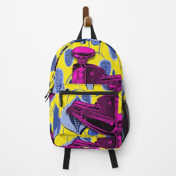 Item preview, Stapler Design Pink on yellow and blue designed and sold by STUART HICKING.