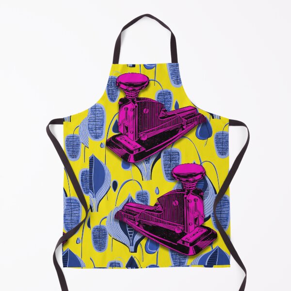 Item preview, Stapler Design Pink on yellow and blue designed and sold by STUART HICKING.