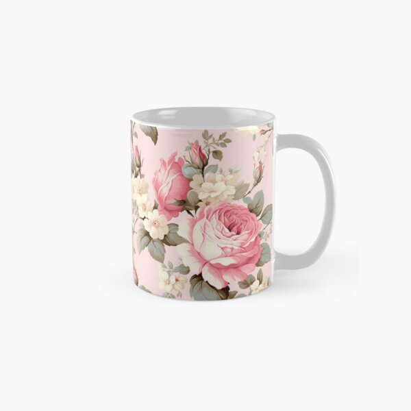 Item preview, Vintage Pink Rose Pattern designed and sold by HasHs.