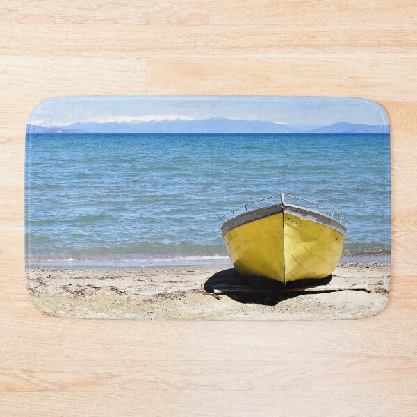 Item preview, Fishing Boat, Lake Ohrid, Pogradec, Albania designed and sold by Karen Espig.