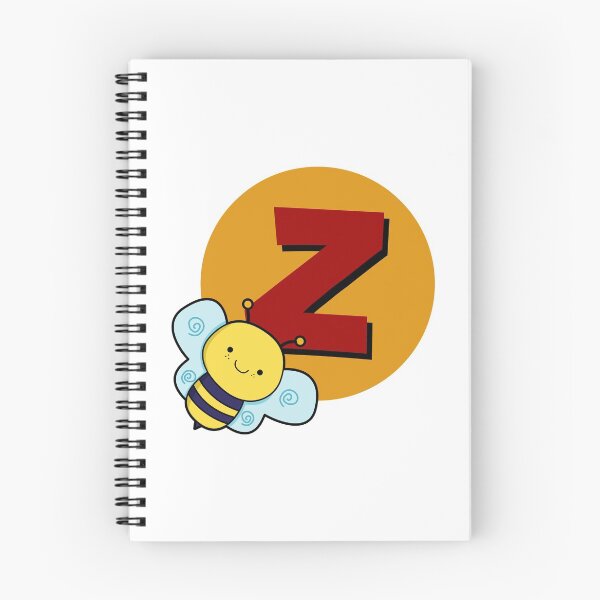 Item preview, Monogram Z Cute Busy Bee designed and sold by kidsmonogram.
