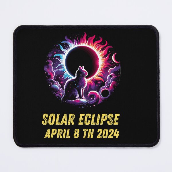 Item preview, View Totality April 8 2024 Astronomy Cat Lover Solar Eclipse designed and sold by BOUCHERIT amine.