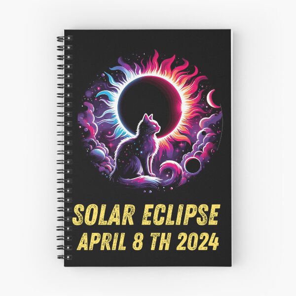 Item preview, View Totality April 8 2024 Astronomy Cat Lover Solar Eclipse designed and sold by BOUCHERIT amine.