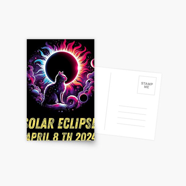 Item preview, View Totality April 8 2024 Astronomy Cat Lover Solar Eclipse designed and sold by BOUCHERIT amine.