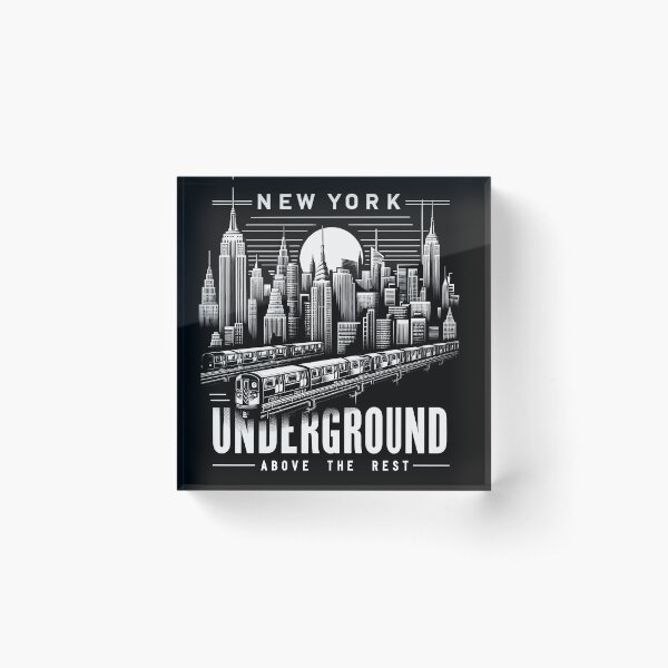 Item preview, New York subway - NYC Subway Black and white designed and sold by MayaDelaye.