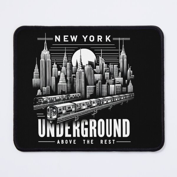 Item preview, New York subway - NYC Subway Black and white designed and sold by MayaDelaye.
