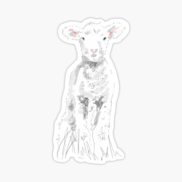 Vincent my 1st Lamb Sticker