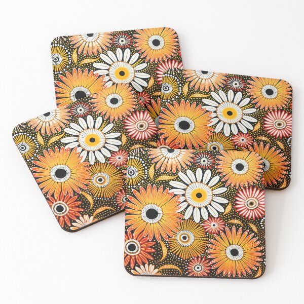 Item preview, Aboriginal floral art designed and sold by Vilemo.