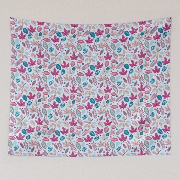 Item preview, Vector illustration of a Seamless pattern of leaves in shades of fuchsia in Phoenician design designed and sold by fotoryum.