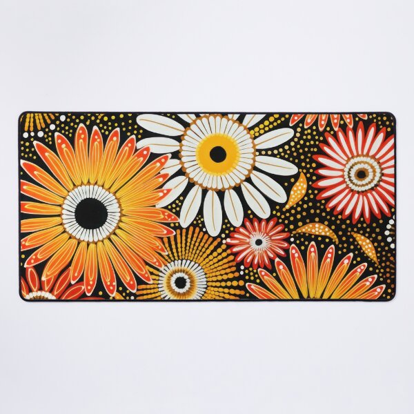 Item preview, Aboriginal floral art designed and sold by Vilemo.