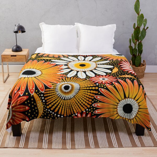 Item preview, Aboriginal floral art designed and sold by Vilemo.
