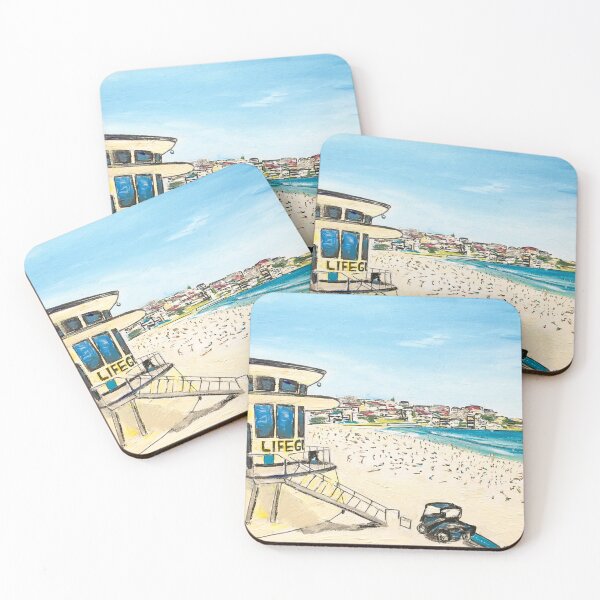 Item preview, Bondi Beach Lifeguards Hut designed and sold by gillsart.