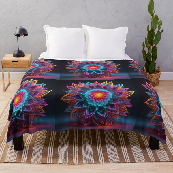 Item preview, Neon Flower with multi colour designed and sold by Roleey.