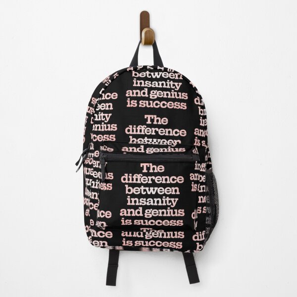 Item preview, The difference between insanity and genius is success. v.2 designed and sold by x1brett.