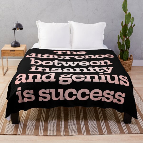 Item preview, The difference between insanity and genius is success. v.2 designed and sold by x1brett.