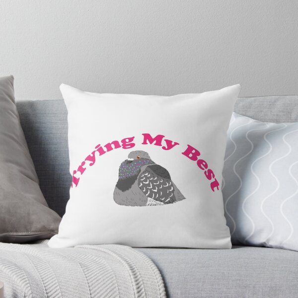 Item preview, Trying My Best Puffy Pigeon designed and sold by TiffinByLK.