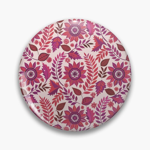 Item preview, Vector illustration of a Seamless pattern of leaves in shades of red in Phoenician design designed and sold by fotoryum.