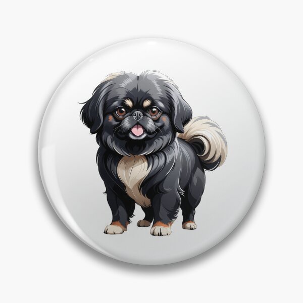 Item preview, Cute Black Pekingese designed and sold by Bilisik.