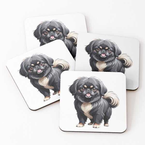 Item preview, Cute Black Pekingese designed and sold by Bilisik.