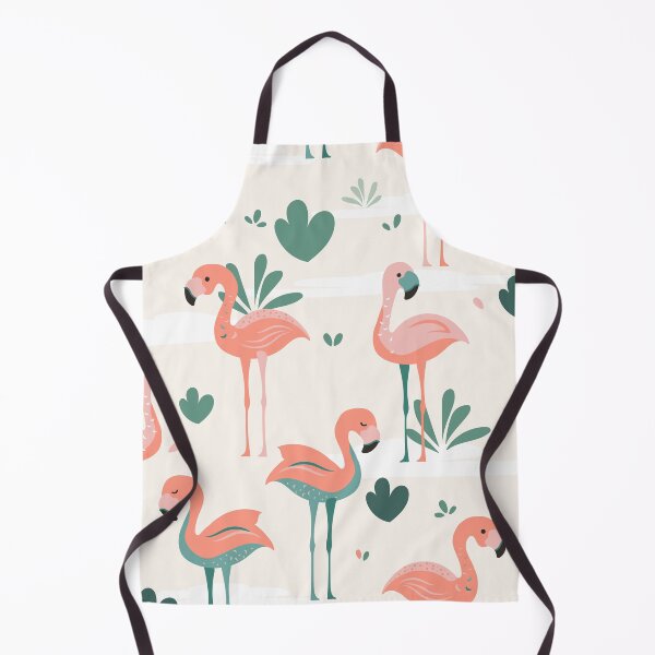 Item preview, Hermoso y lindo patrón de flamenco sobre fondo claro designed and sold by Lucy Cooper.