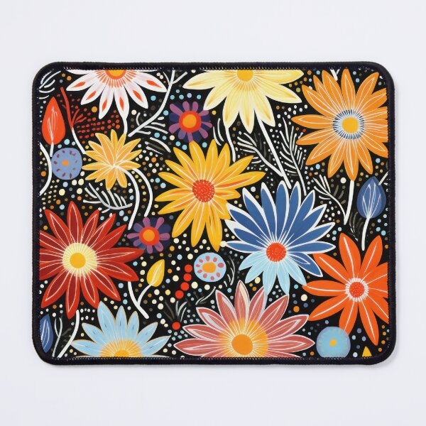 Item preview, Aboriginal floral art designed and sold by Vilemo.