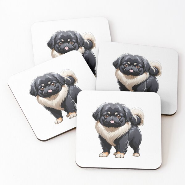 Item preview, Cute Black Pekingese designed and sold by Bilisik.
