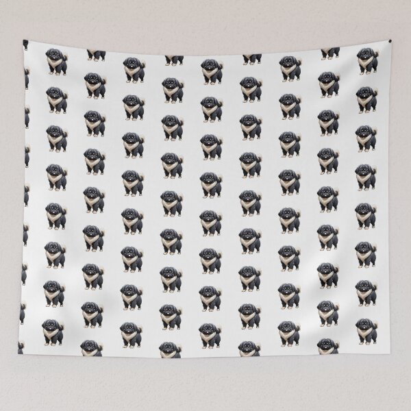 Item preview, Cute Black Pekingese designed and sold by Bilisik.
