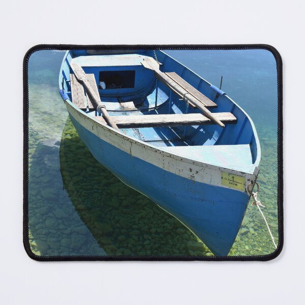 Fishing Boat, Lake Ohrid, North Macedonia Mouse Pad