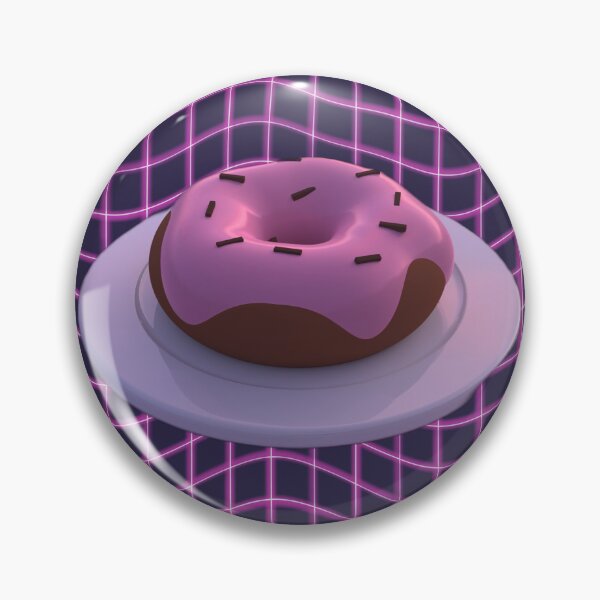 Item preview, 3D Vaporwave Donut designed and sold by SkippinStyleCo.