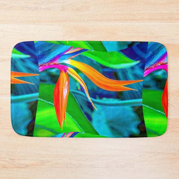 Item preview, Green and Orange Floral Pattern designed and sold by Patternflower.