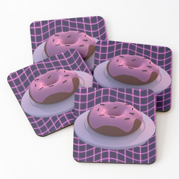 Item preview, 3D Vaporwave Donut designed and sold by SkippinStyleCo.