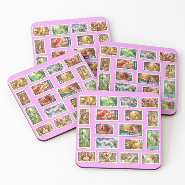 Item preview, Stamps. Art Nuovo Collection designed and sold by CatCoconut-Art.