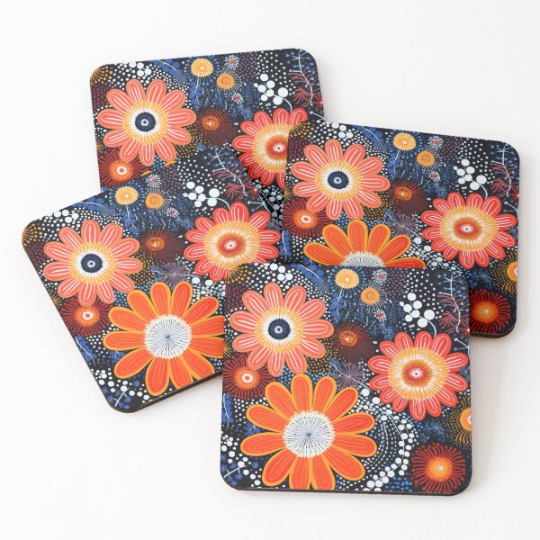 Item preview, Aboriginal floral art designed and sold by Vilemo.