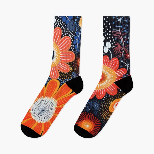 Item preview, Aboriginal floral art designed and sold by Vilemo.