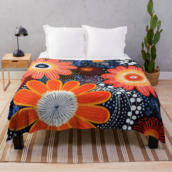 Item preview, Aboriginal floral art designed and sold by Vilemo.