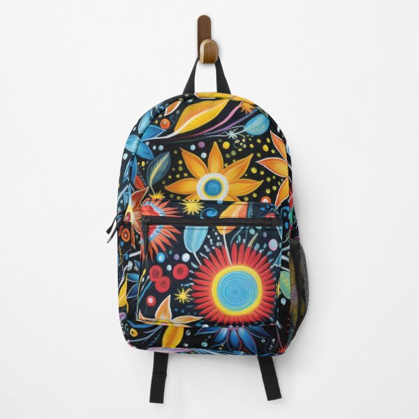Item preview, aboriginal floral art designed and sold by Vilemo.