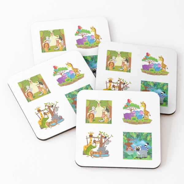 Item preview, wild animals living in tranquility designed and sold by huape.