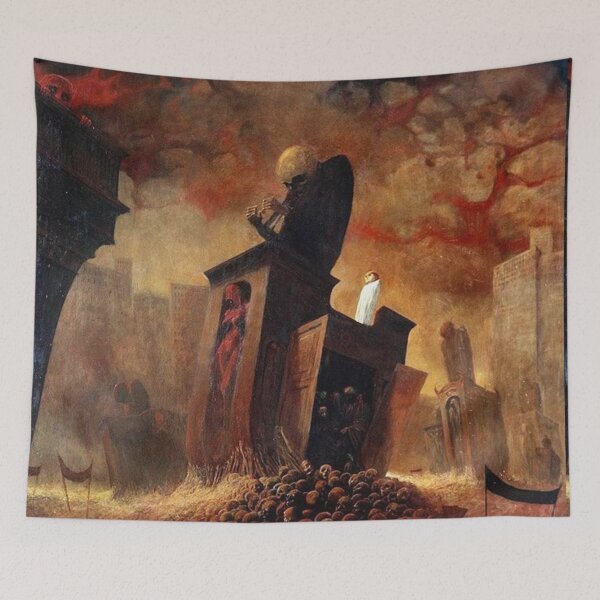 Item preview, famous Zdzislaw Beksinski paintings, 1929, Sanok, Poland | Surrealism, Magic Realism designed and sold by Bob-Studio.