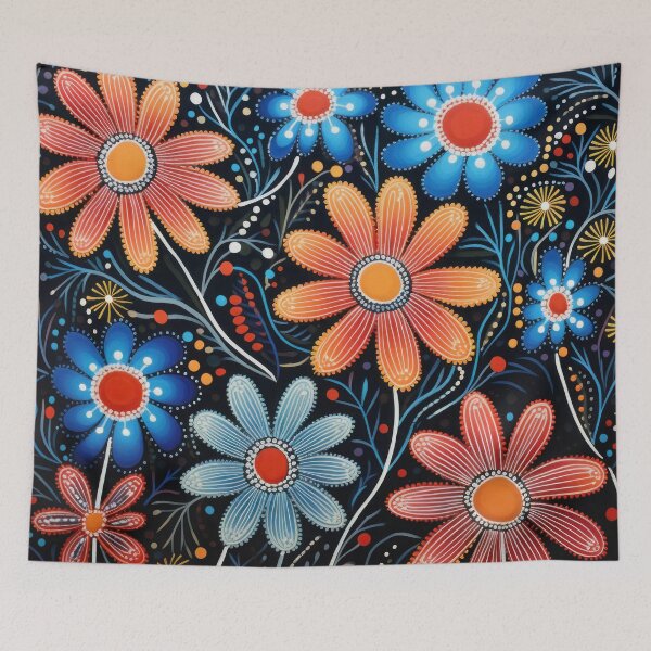 Item preview, Aboriginal florat art designed and sold by Vilemo.