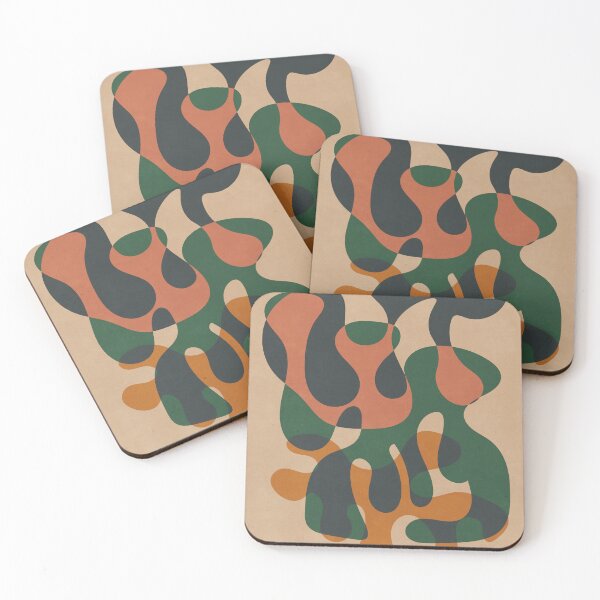 Item preview, Blob, Abstract Shapes, Earth Tones designed and sold by technicolorable_art.