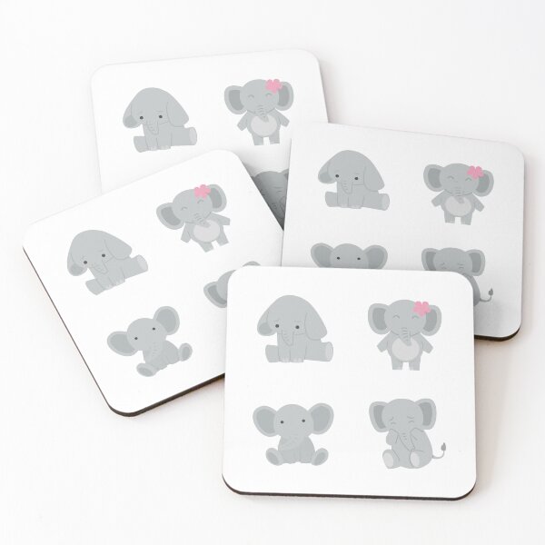 Item preview, cute and beautiful shy elephant designed and sold by huape.