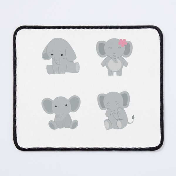 Item preview, cute and beautiful shy elephant designed and sold by huape.