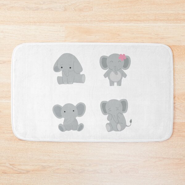 Item preview, cute and beautiful shy elephant designed and sold by huape.