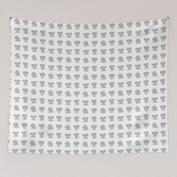 Item preview, cute and beautiful shy elephant designed and sold by huape.