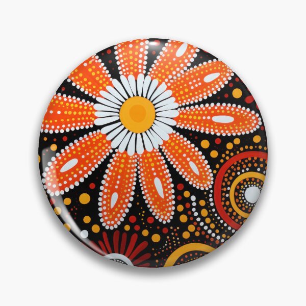 Item preview, Aboriginal floral art designed and sold by Vilemo.
