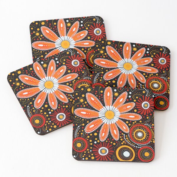 Item preview, Aboriginal floral art designed and sold by Vilemo.
