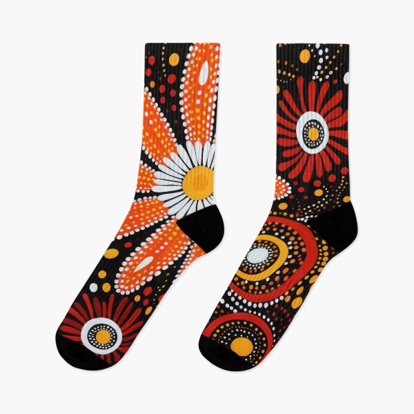 Item preview, Aboriginal floral art designed and sold by Vilemo.
