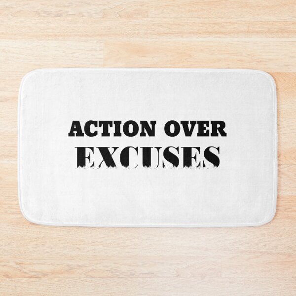 Item preview, action over excuses designed and sold by 101univers.