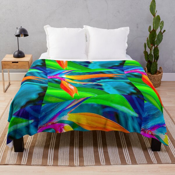 Item preview, Green and Orange Floral Pattern designed and sold by Patternflower.